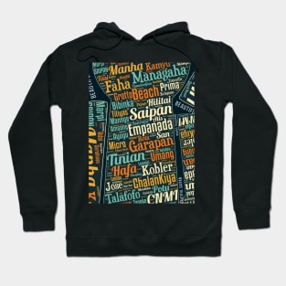 Beautiful Saipan: Saipan Latte Stone Hafa Adai Tinian Rota CNMI - C002B Hoodie